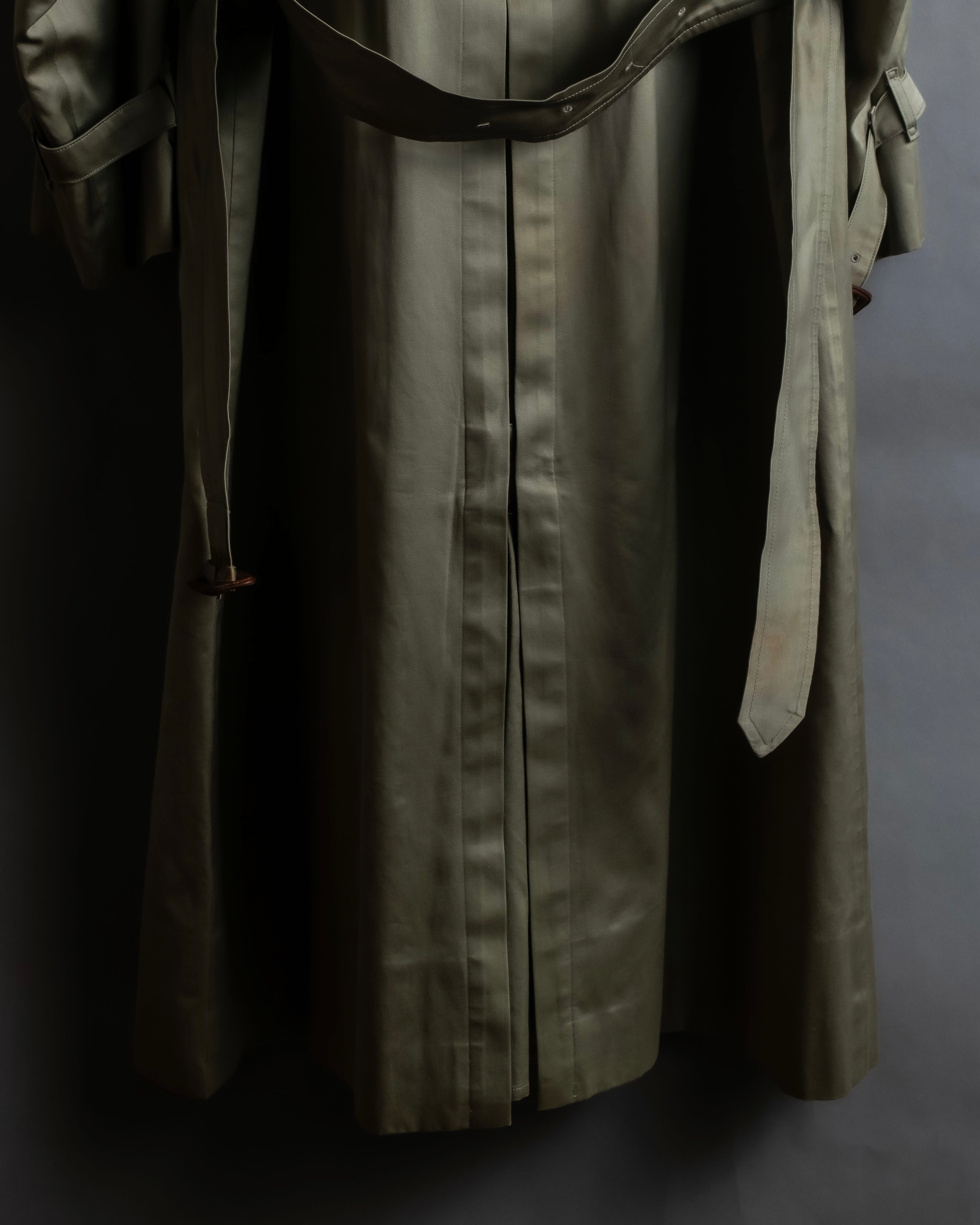 "Burberrys" Vintage water-repellent cotton oversized trench coat