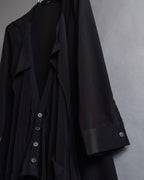 "LIMI feu" Draped asymmetric layered rayon dress