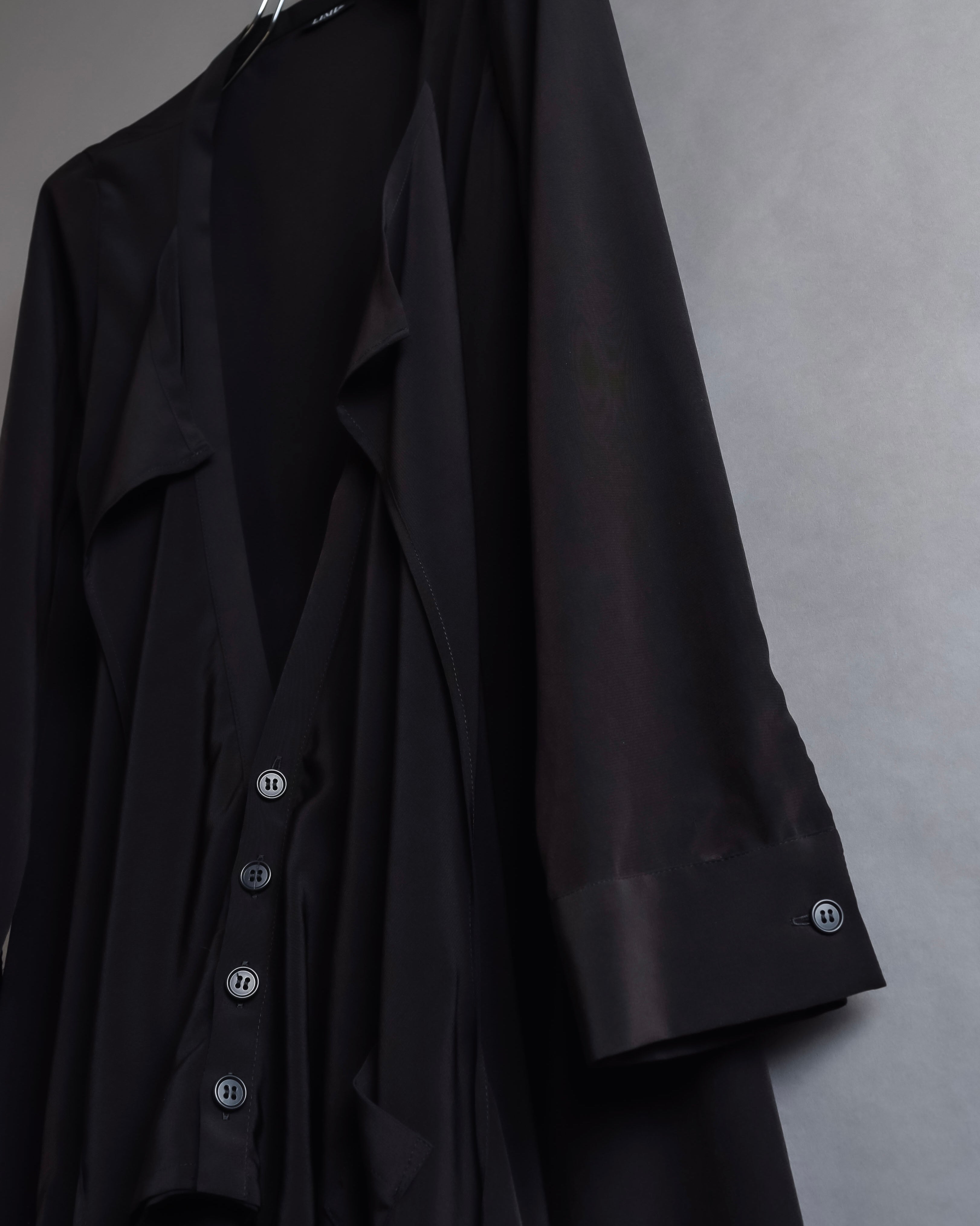 "LIMI feu" Draped asymmetric layered rayon dress