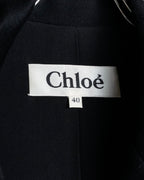 "Chloe" Iconic fastening design tailored jacket