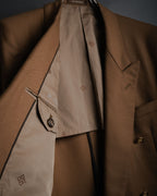 “GIVENCHY” 1988-1994 Double breasted tailored set-up