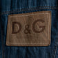 "Dolce & Gabbana" Cutting stitch detail denim jacket