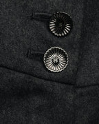 -SPECIAL- "CHANEL" 00's Soft wool cashmere wide leg trousers