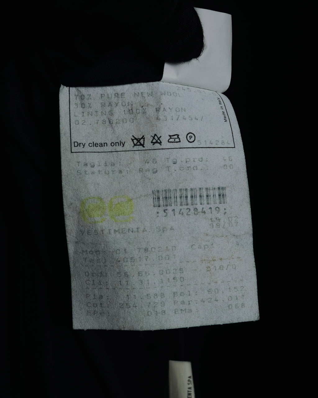 "GIORGIO ARMANI" 90’s pinstripe soft-tailored suit set