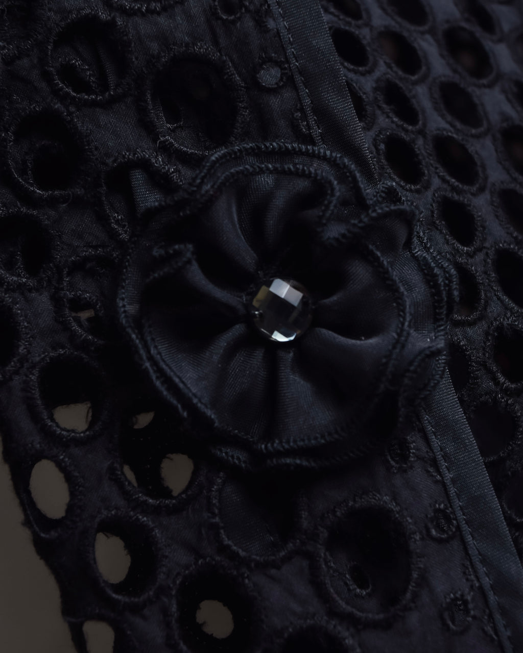 "NOKO OHNO" Layered organza frill embroidered dress