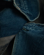 “Levi’s RED” 2001 Asymmetrical draped denim jacket