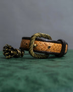 "BOTTEGA VENETA" Python switch design leather bracelet