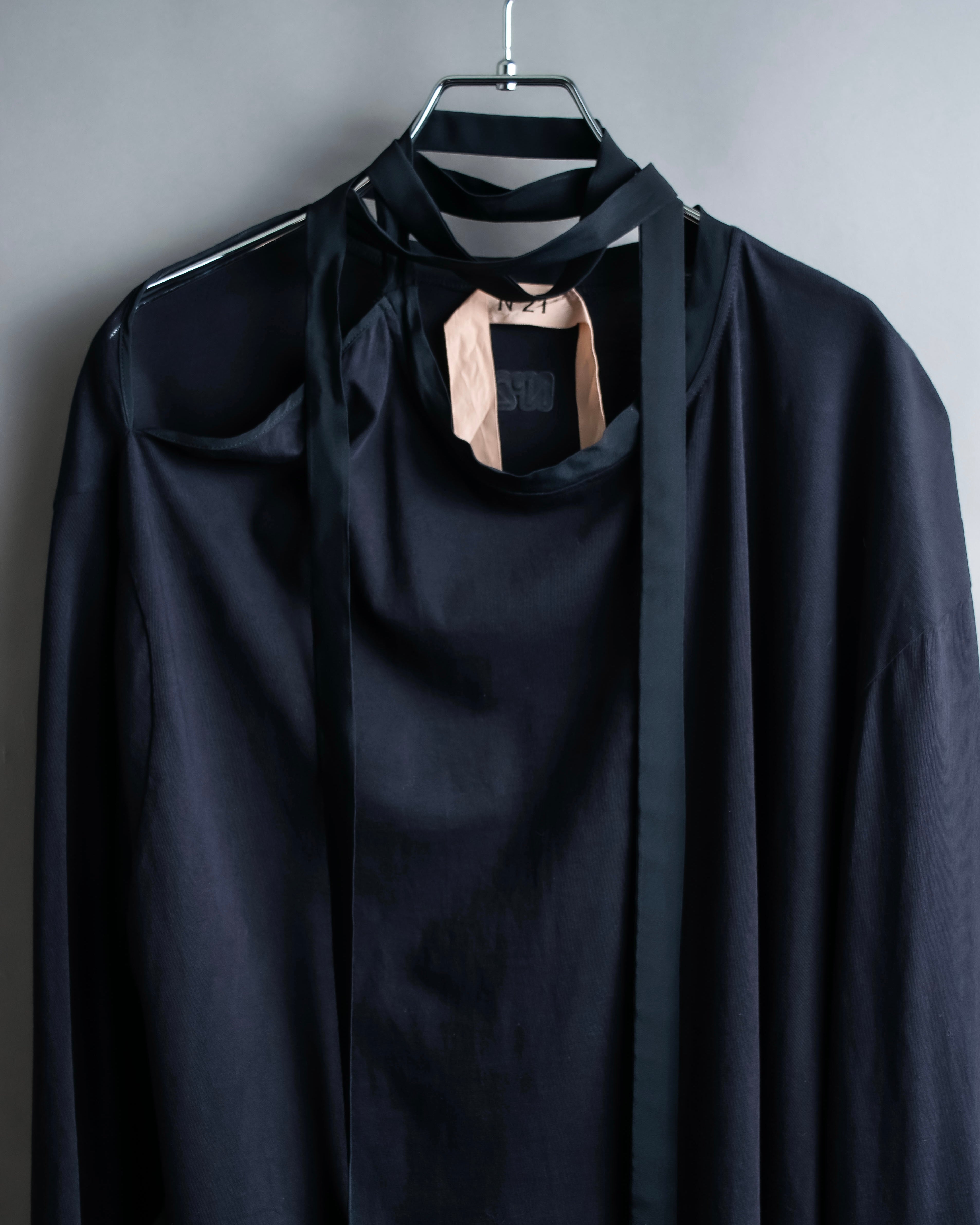 N21 NUMERO VENTUNO Oversized string design tops