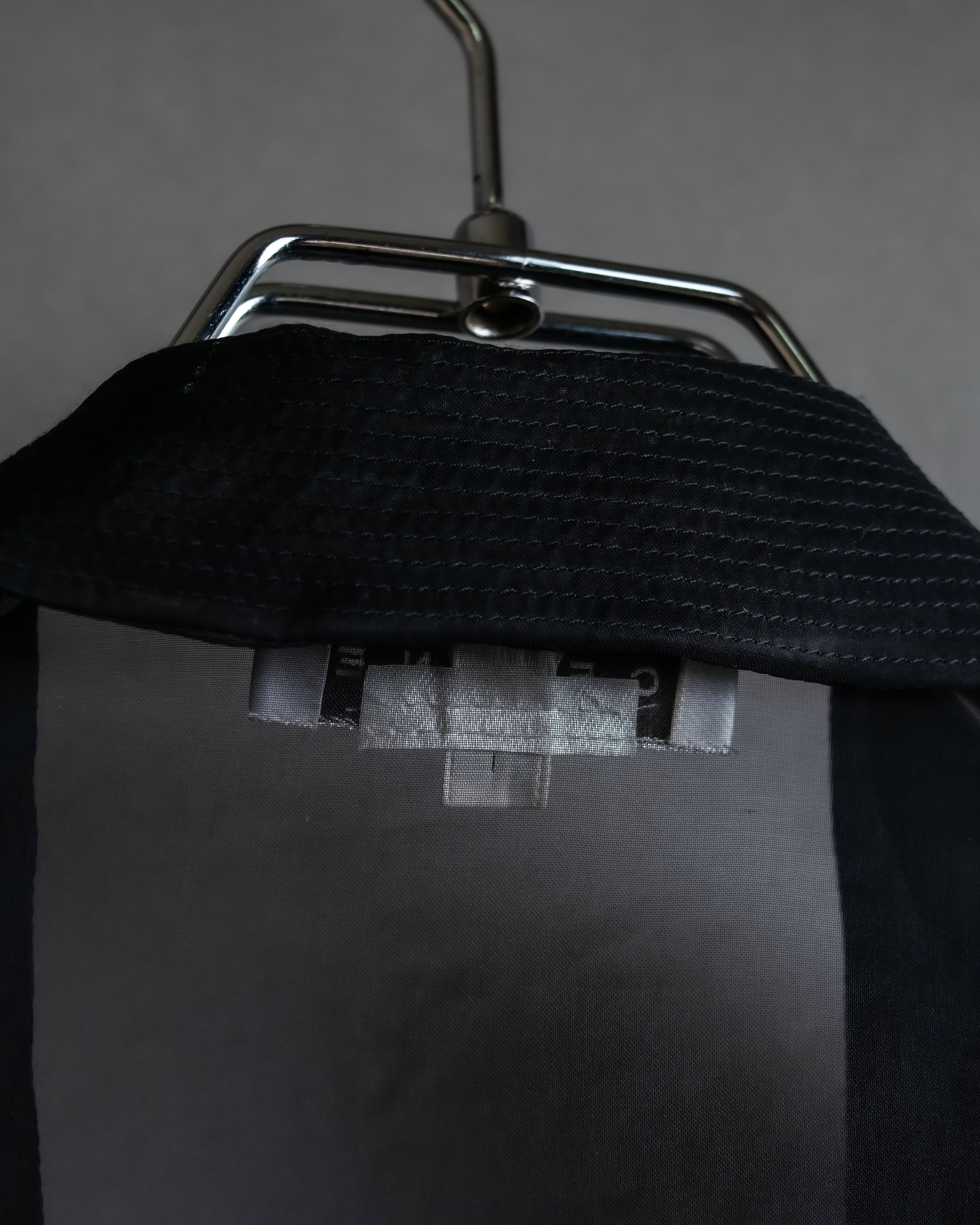 "CELINE" See-through layered design shirt & skirt set up