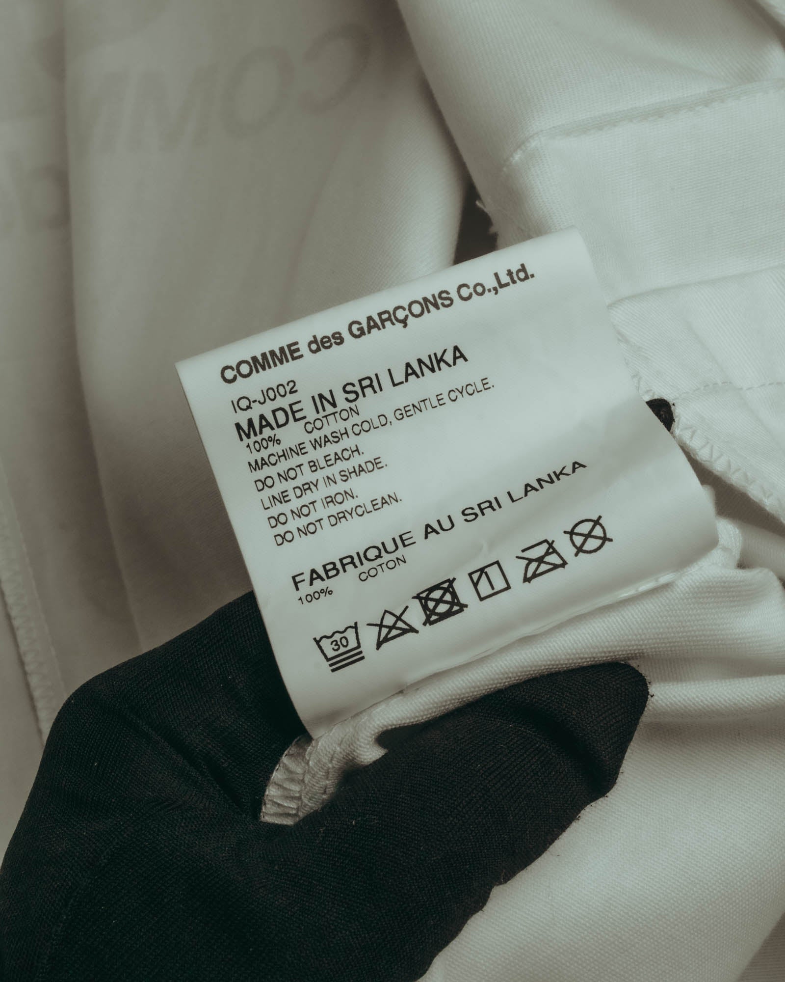 “COMME des GARÇONS” 2010’s CDG Molinel work coat