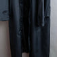 "BURBERRY" Maxi length high neck colour zipper long coat