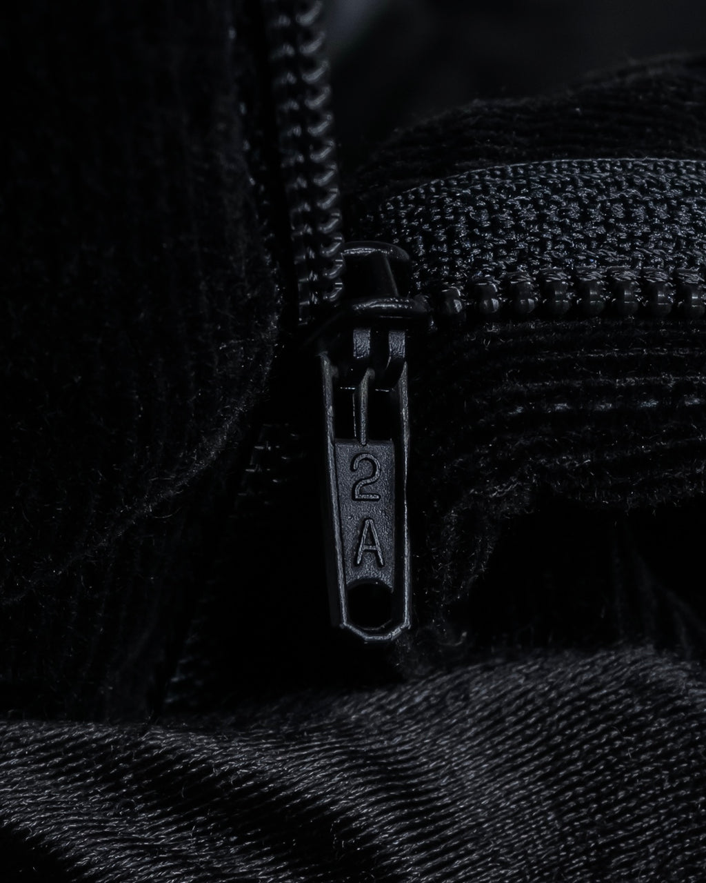 "ARMANI COLLEZIONI" Black corduroy relaxed set up