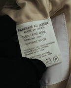 "Y's" 80's-early 90's Relaxed tailored wool skirt suit