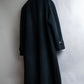 "YVES SAINT LAURENT" Fly front soutien collar mid length coat