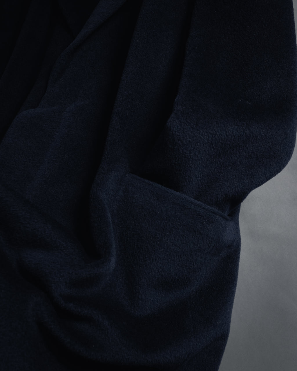 "VALENTINO GARAVANI UOMO" 80’s-90’s Cashmere blend tailored coat