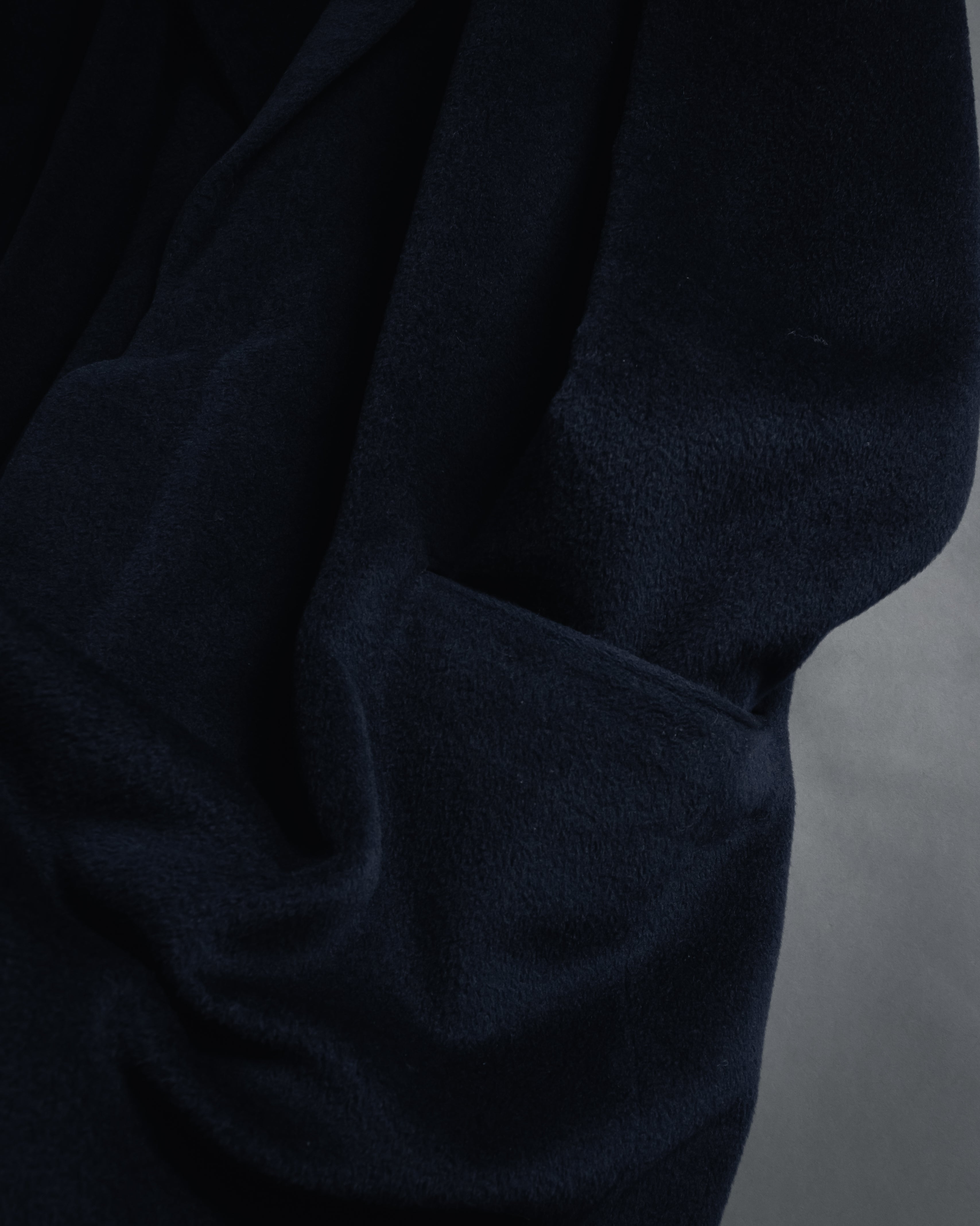 "VALENTINO GARAVANI UOMO" 80’s-90’s Cashmere blend tailored coat