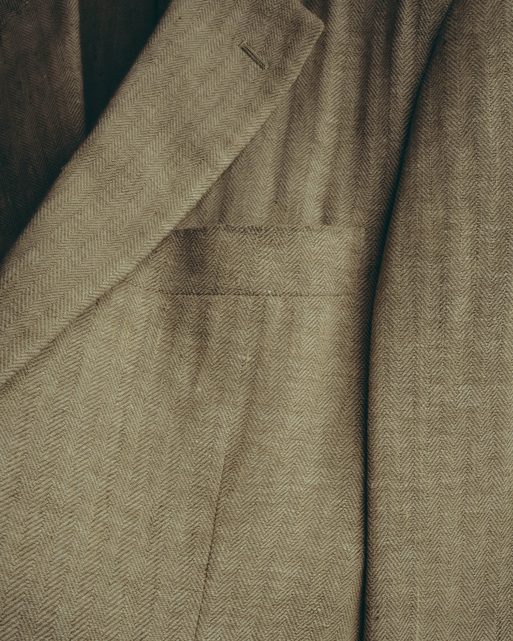 -SPECIAL- “HERMES” 80’s-90’s Herringbone linen suit set
