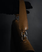 "PRADA" 90’s-00’s Minimalist embossed logo accordion bag