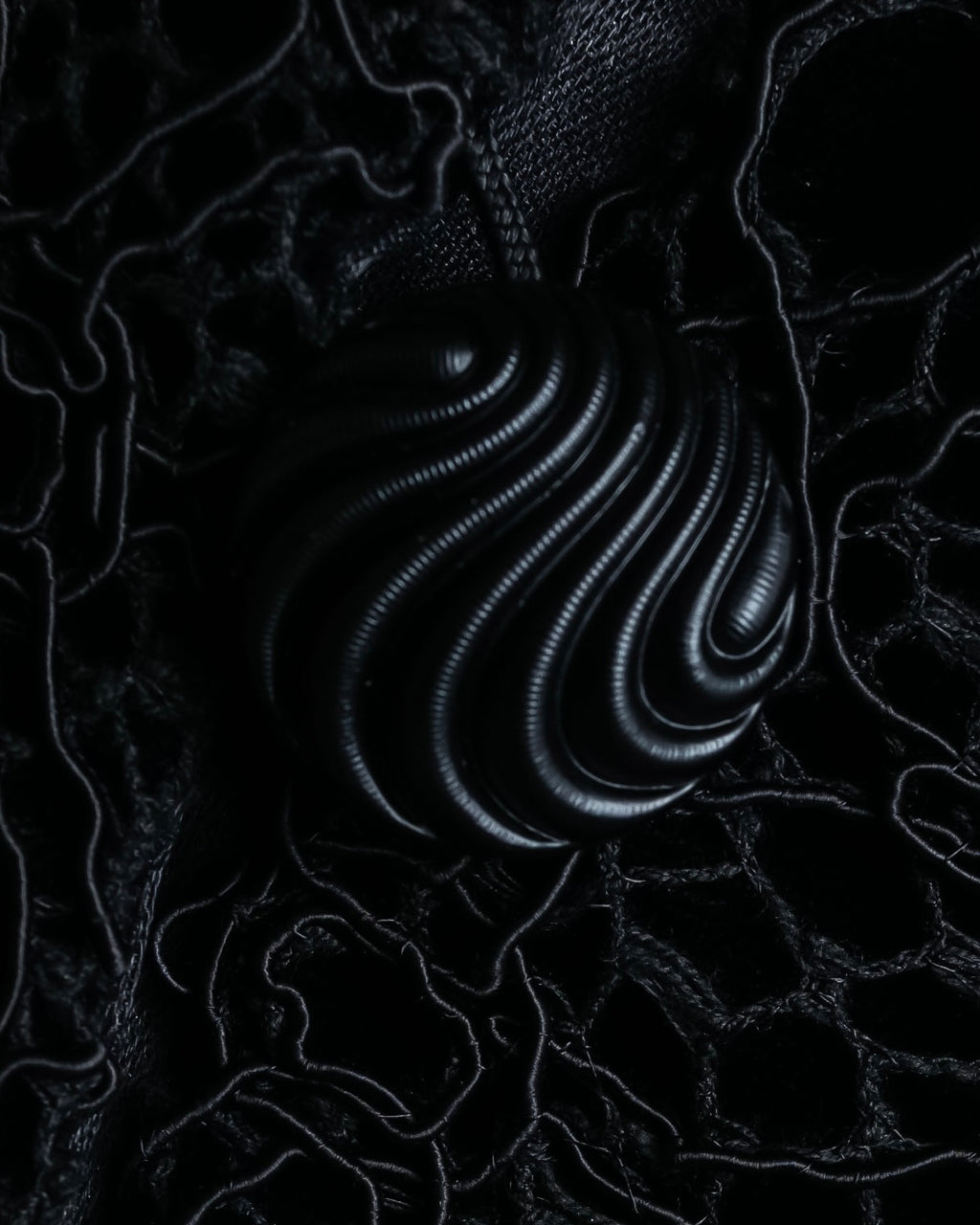 "JEAN-LOUIS SCHERRER" Lace frill design ribbon attached jacket