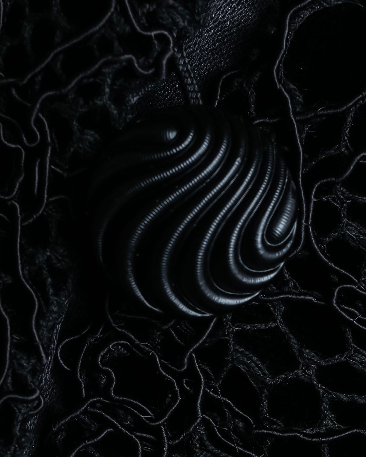 "JEAN-LOUIS SCHERRER" Lace frill design ribbon attached jacket