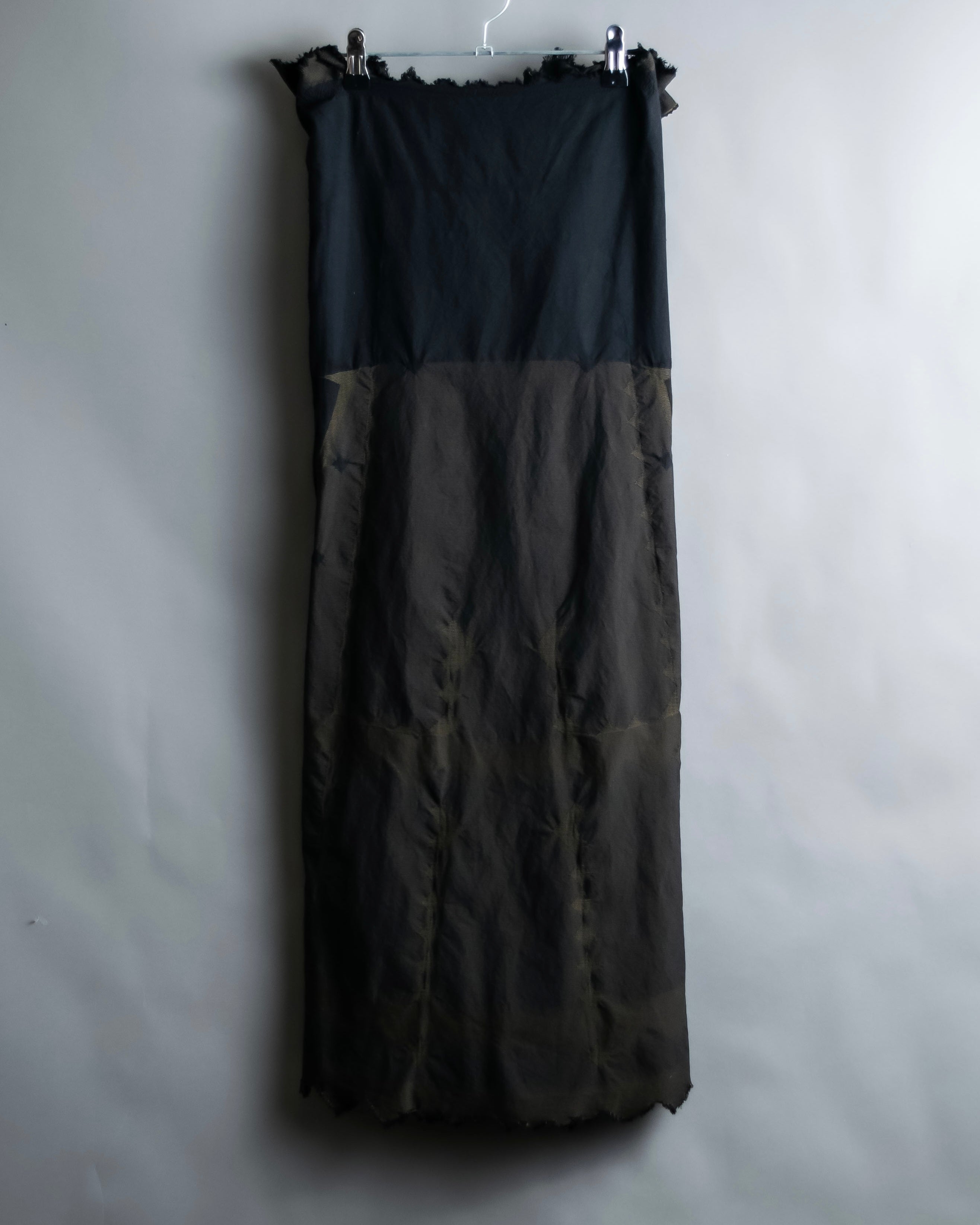 "A-POC" Wrap design high slit skirt