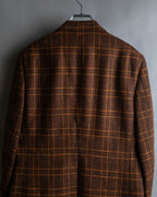 "Burberrys" Warm-colored checked twill tailored jacket