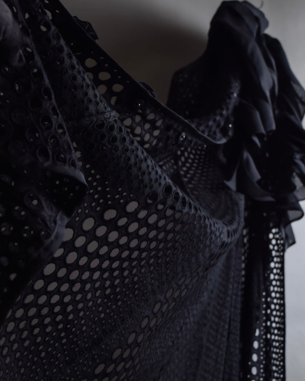 "NOKO OHNO" Layered organza frill embroidered dress