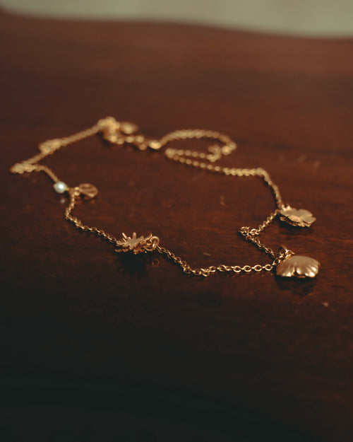 "Christian Dior" 2010's-20's Floral pearl necklace