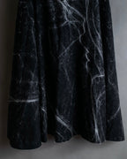 "Alviero Martini" Brushed marble pattern flared skirt