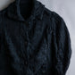 "ISSEY MIYAKE me" Textured material shawl collar short length jacket