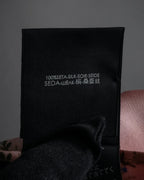 -SPECIAL- "GUCCI" Michele design floral print silk twilly scarf