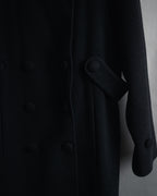"Karl Lagerfeld" 80's-90's Round collar curvaceous coat