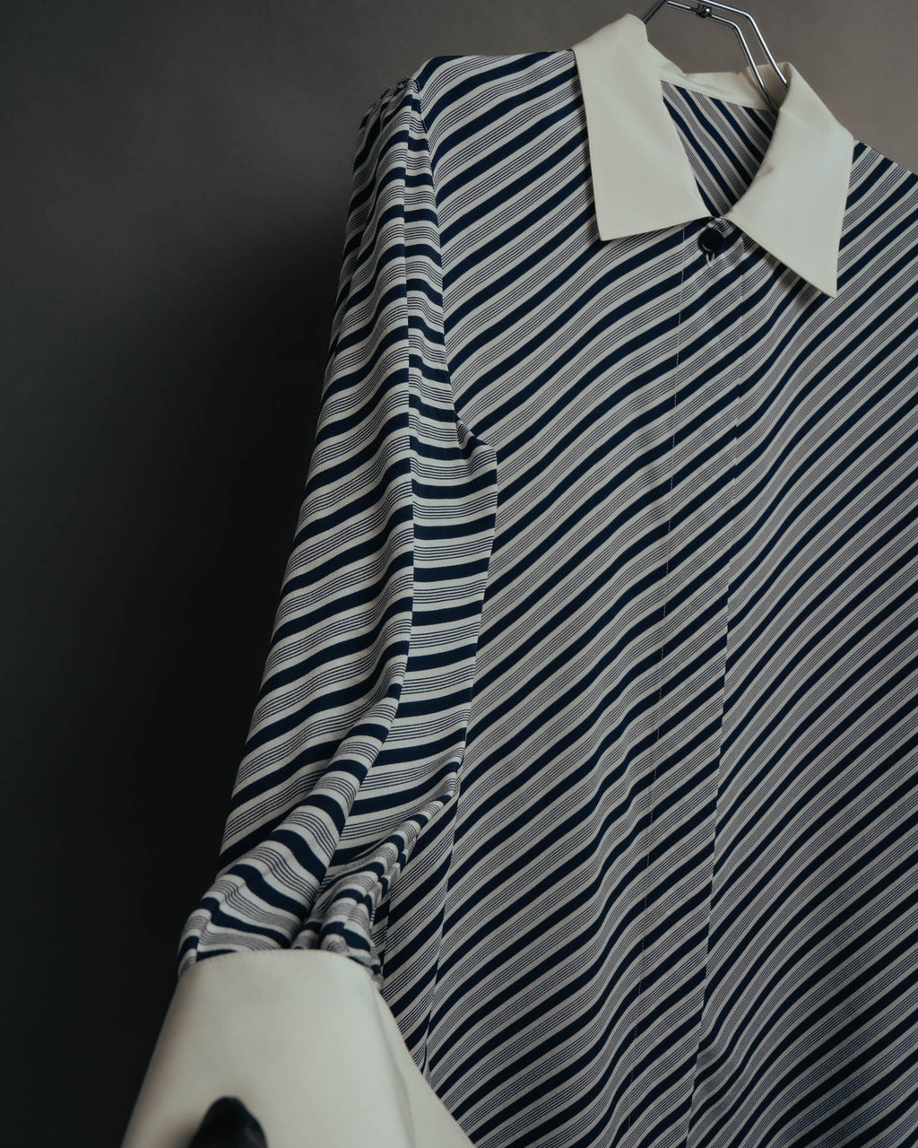 "Christian Dior" 80's-90's Striped silk blouse