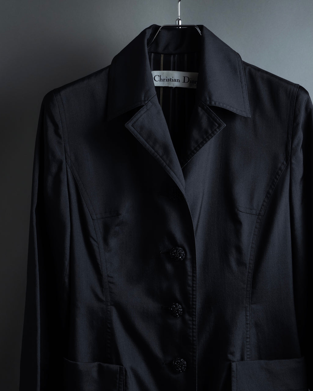 "Christian Dior" Waist shaped princess-line silhouette coat