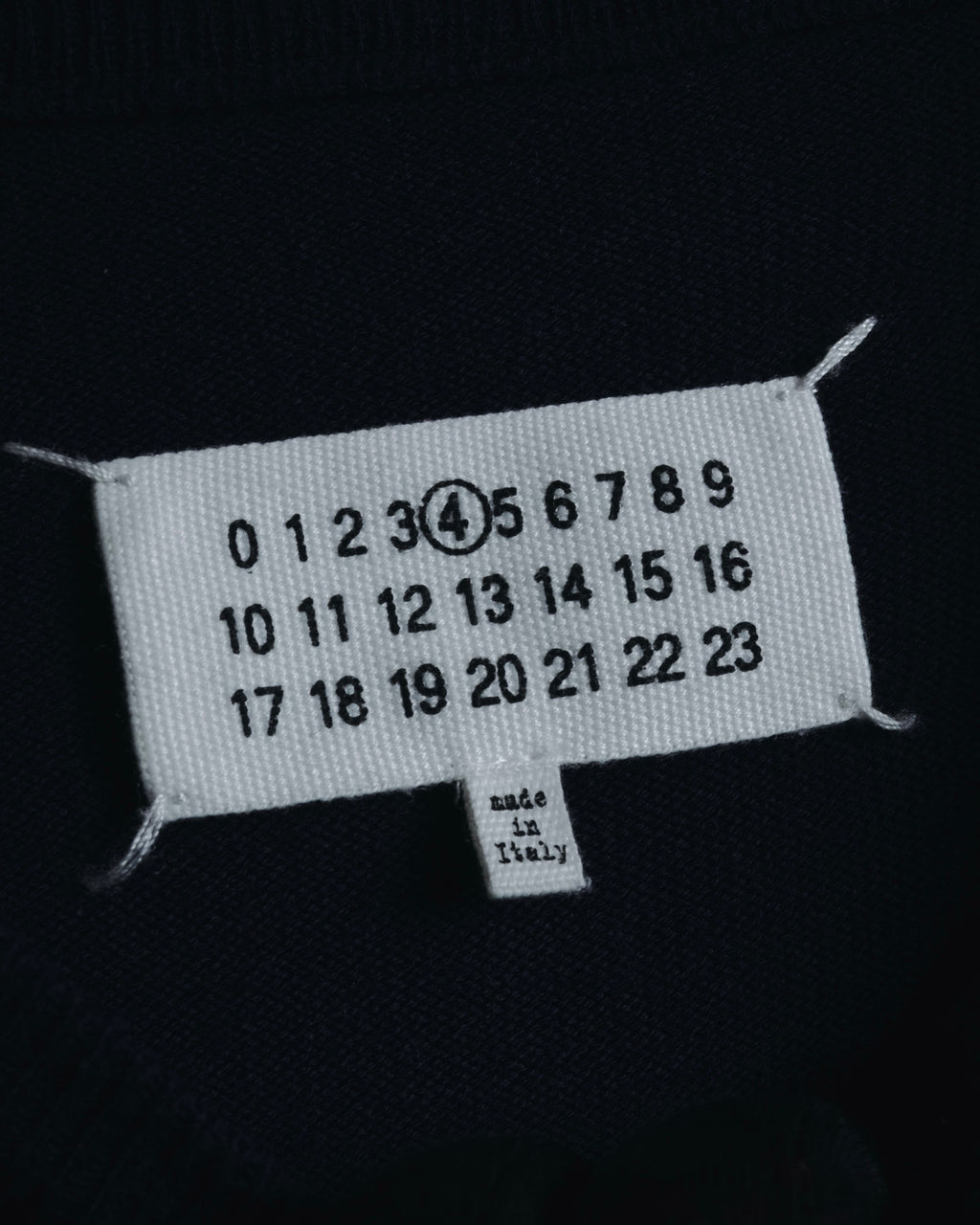 "Maison Margiela" Deconstructed arm-slit crewneck knit pullover