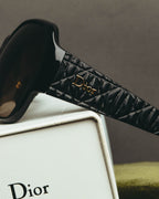 "Christian Dior" 10's Oversized quilted temple sunglasses