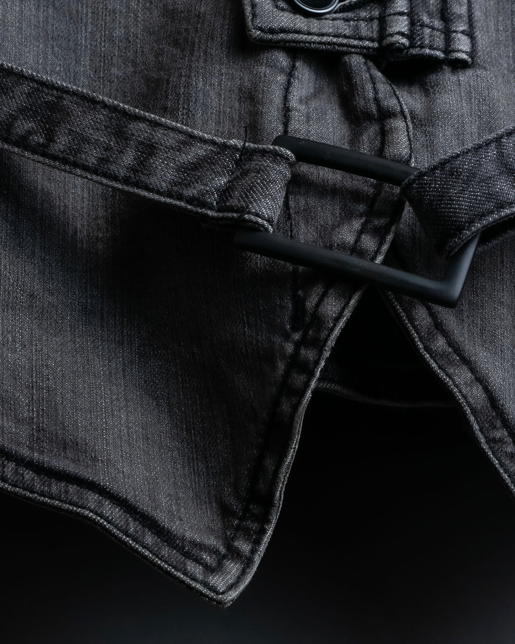 "STELLA McCARTNEY" Multi detail belted denim jacket