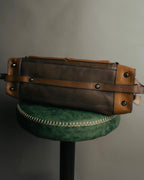 "Chloé" 2000's two-tone leather structured tote bag