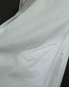 "Y's" 90's-00's Open collar long cotton shirt coat