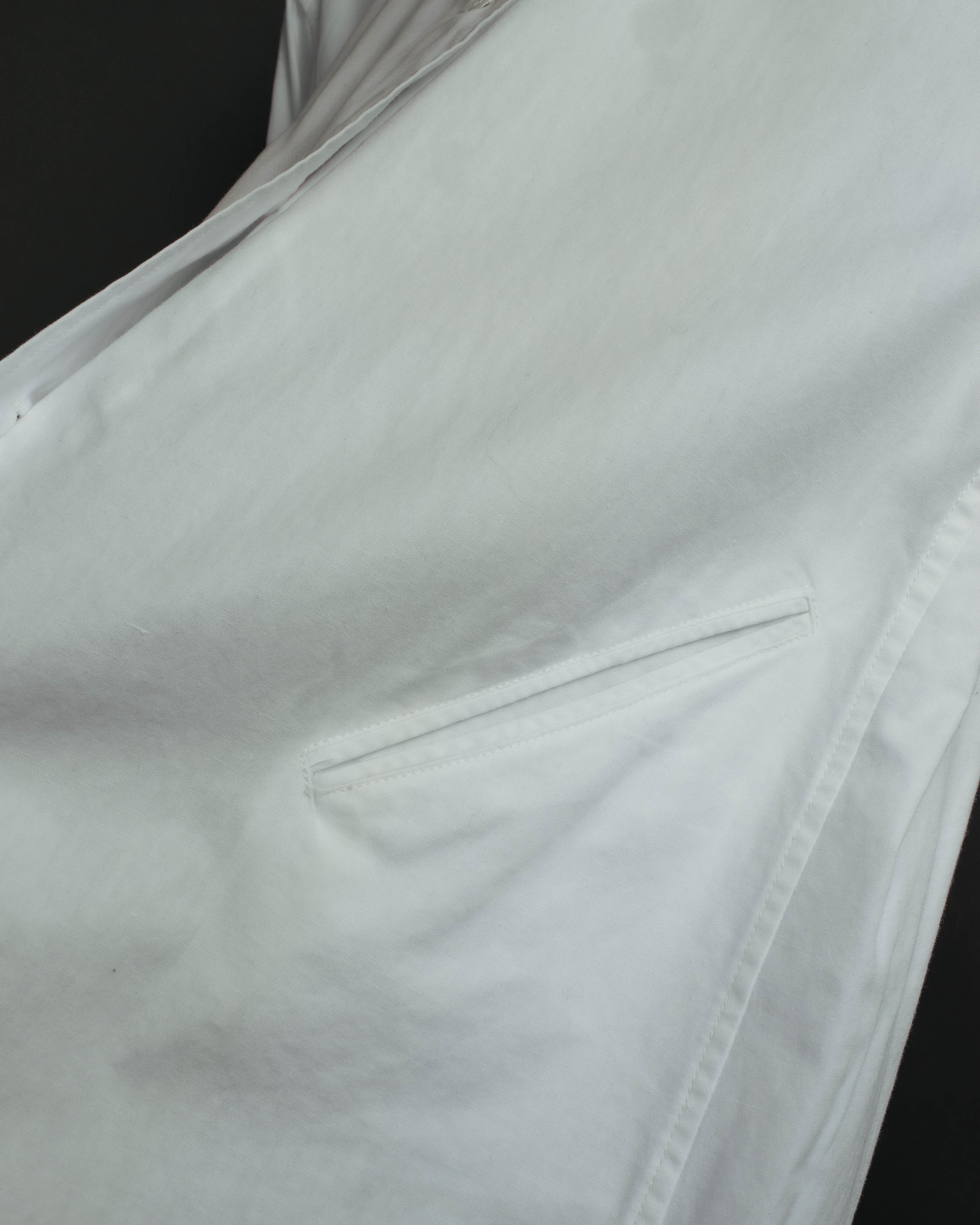 "Y's" 90's-00's Open collar long cotton shirt coat
