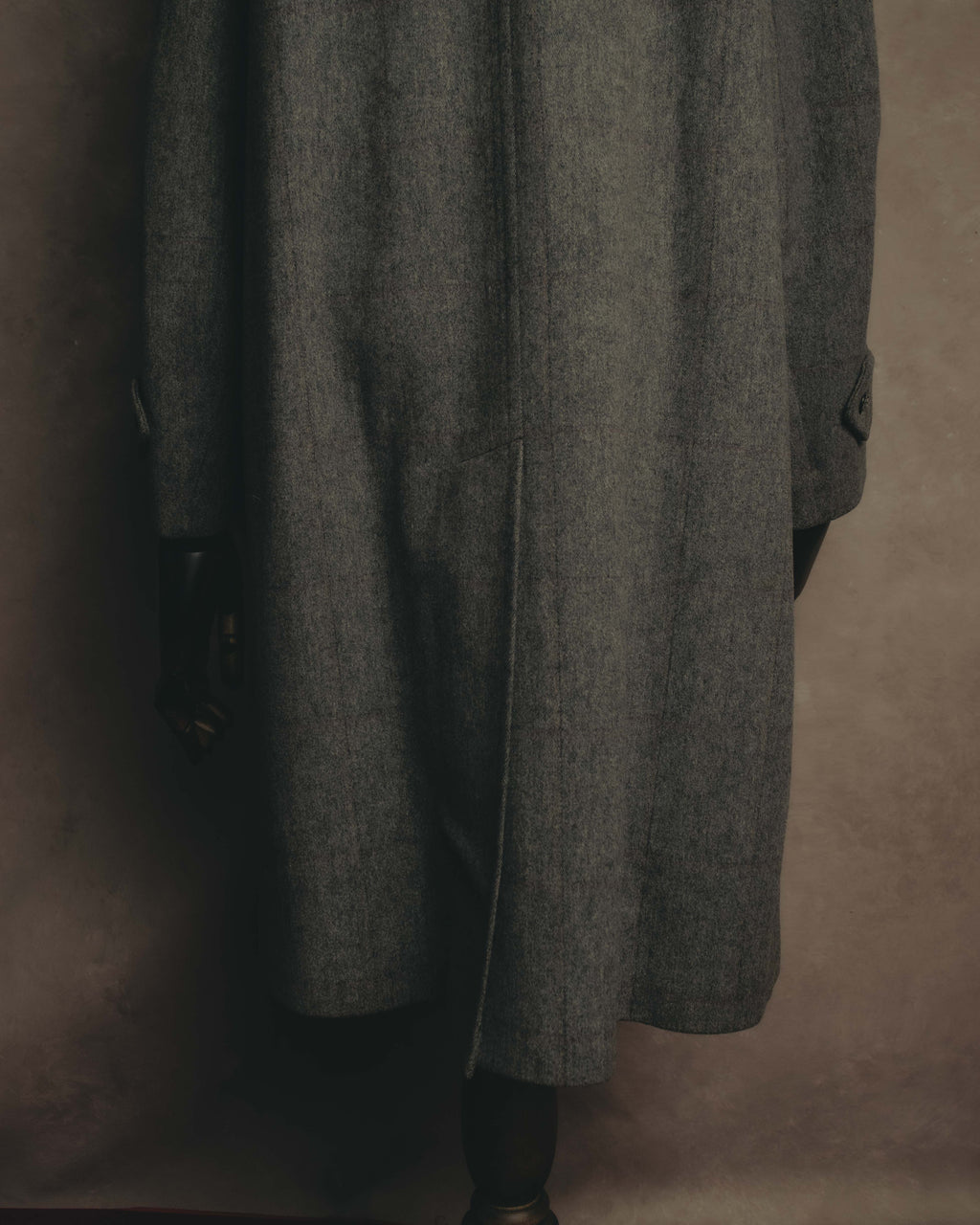 “Burberrys” 80’s Bedford wool balmacaan coat