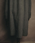 “Burberrys” 80’s Bedford wool balmacaan coat