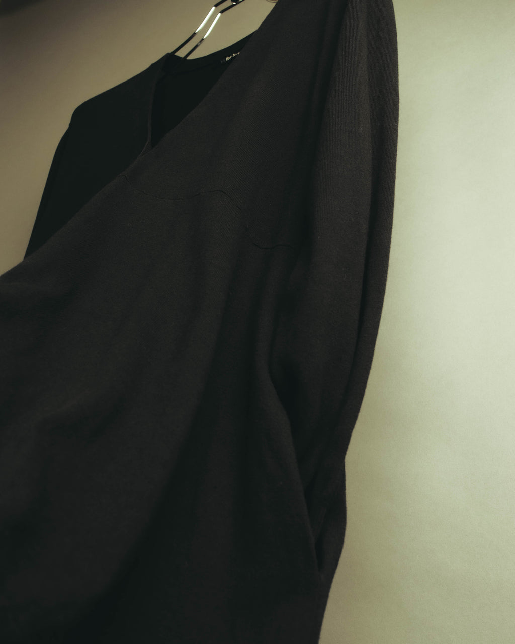 “Y’s for living” Late 2010’s-early 2020’s Draped cotton button-front long dress