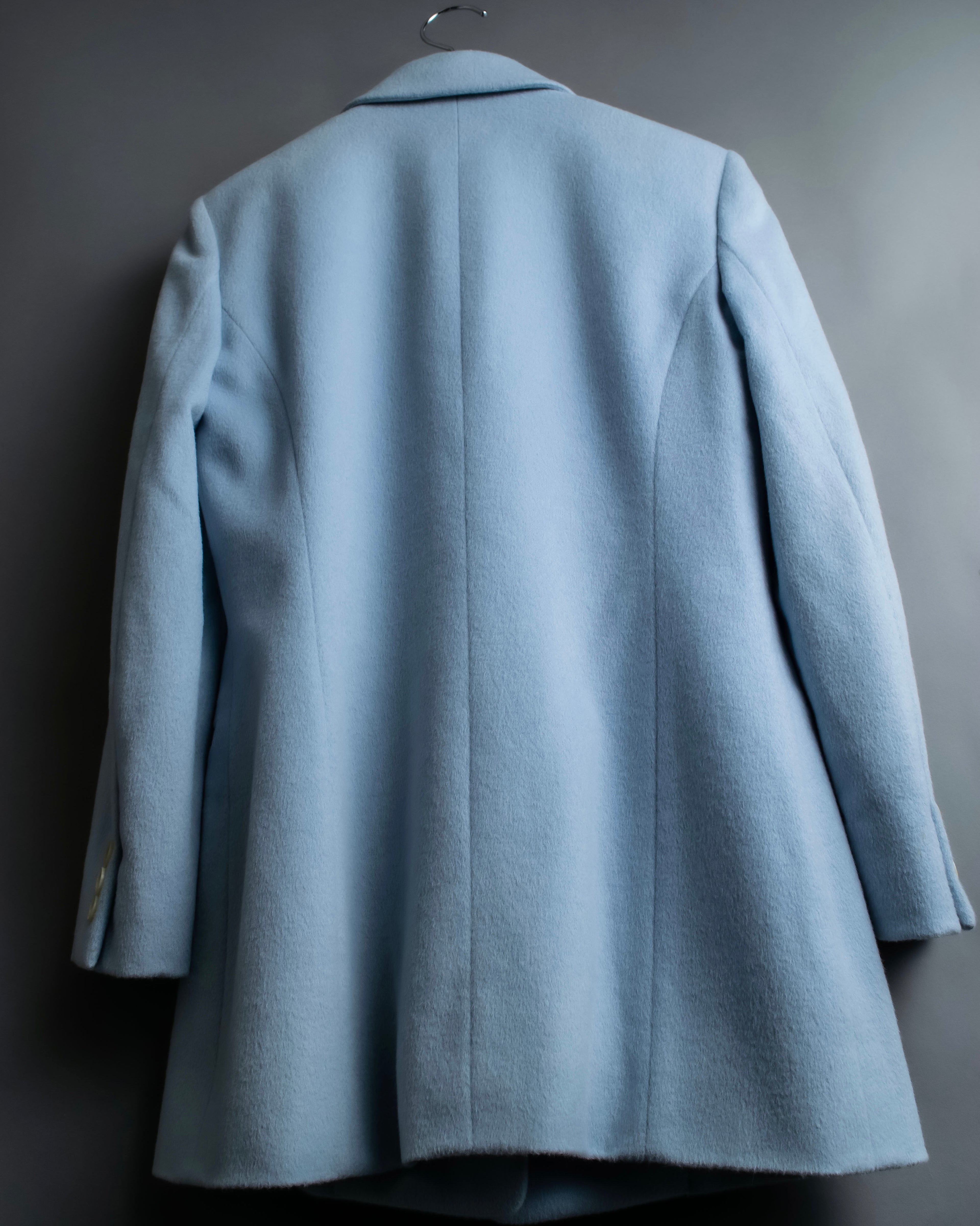 “CELINE “ beautiful shaped sky blue tailored jacket