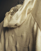 "Alexander McQueen" 90's-00's Sculptural ribbed turtleneck wool knit sweater