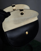 "Chloe" Georgia double flap design leather bag