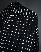 “COMME des GARÇONS” 2010SS Graphic polka dot cotton shirt