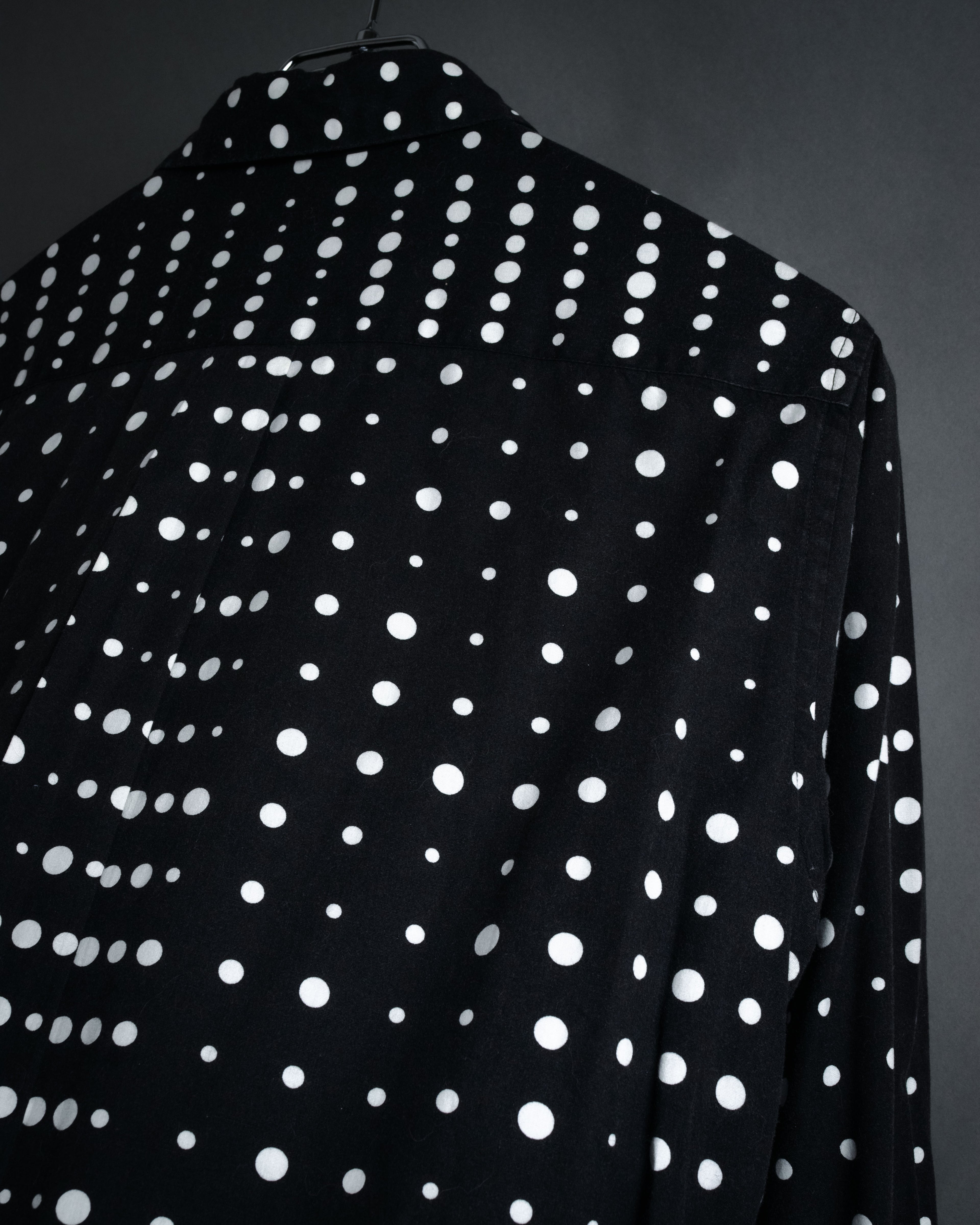 “COMME des GARÇONS” 2010SS Graphic polka dot cotton shirt