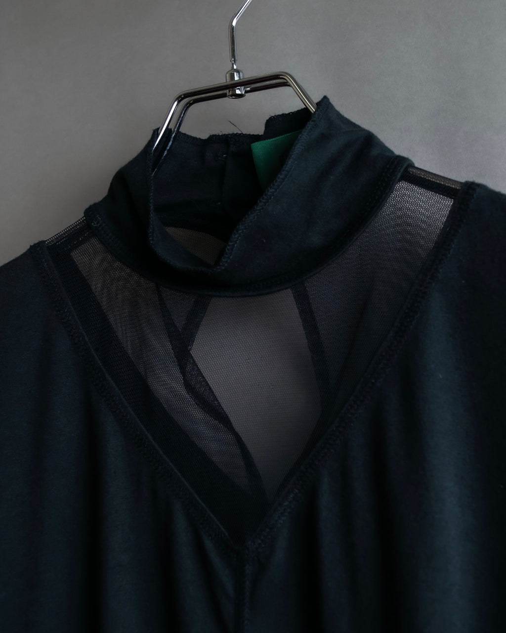 "JUNIOR GAULTIER" Sheer layered tie detail dress