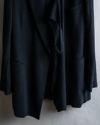 "DKNY" Asymmetrical design woven tailored jacket